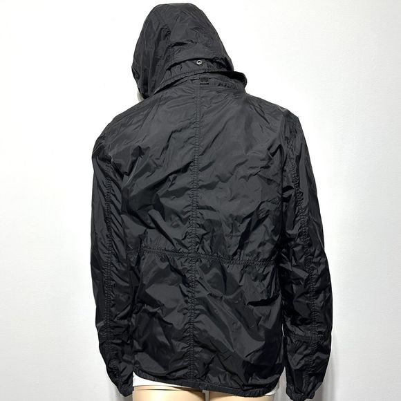 Diesel Women’s Hoodie Jacket Size L Large Packable Shell Windbreaker Full Zip - Picture 3 of 16